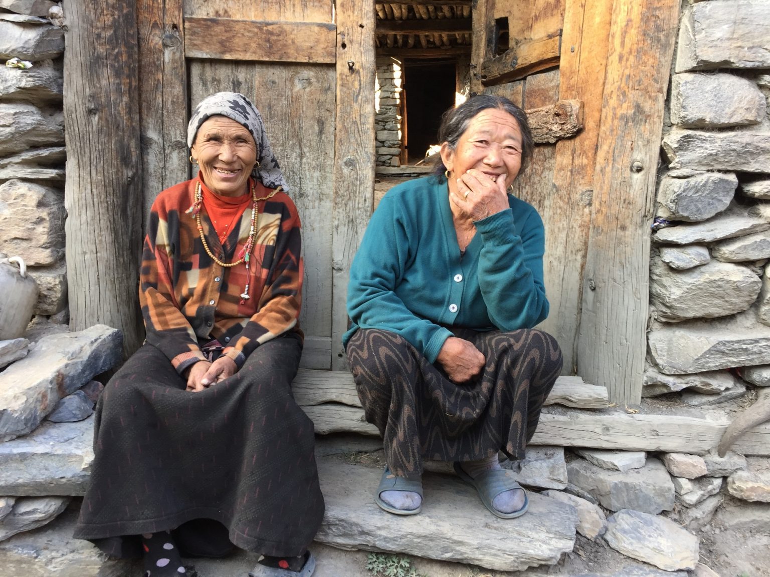 Happy people in Manang, Nepal - By Mountain People