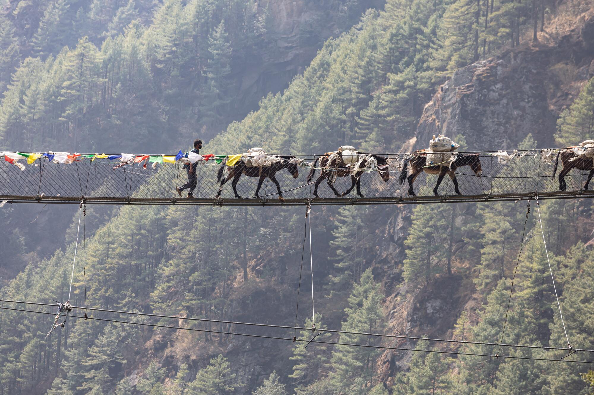 Suspsension bridges in Manaslu & Everest region - By Mountain People