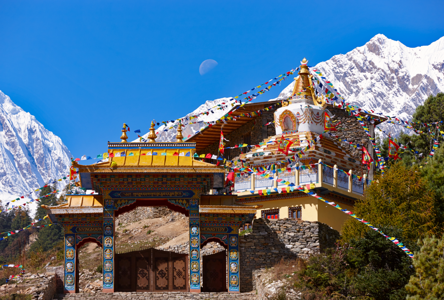 Monastery Manaslu Circuit Lho Nepal