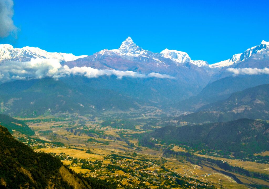 Pokhara seen from Sarangkot Nepal–By Mountain People