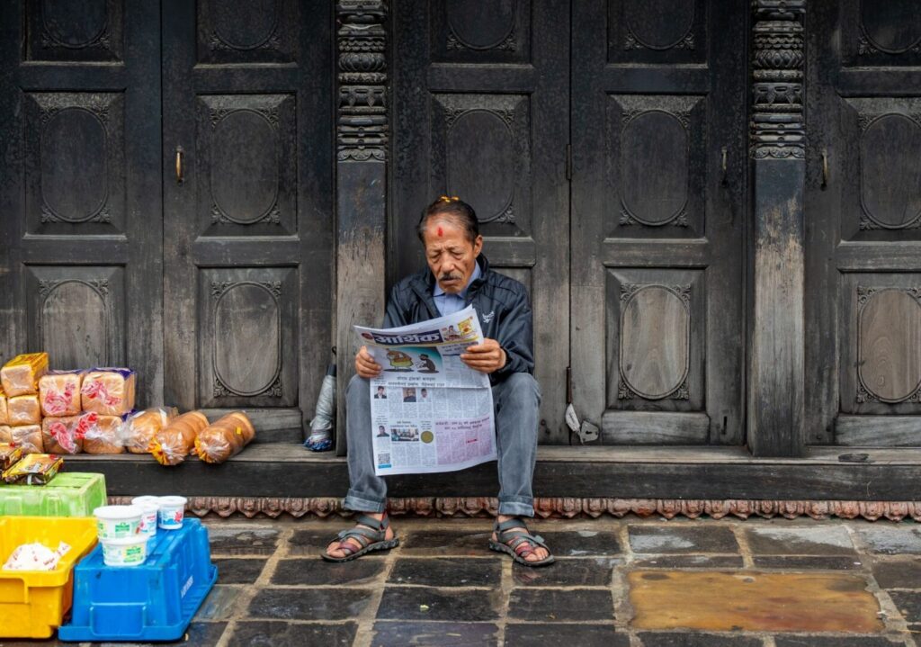 Streets of Kathmandu Nepal By Mountain People