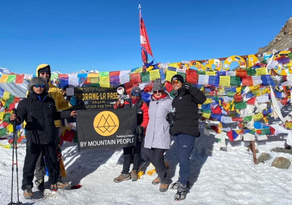 Thorong La Pass Annapurna Circuit with By Mountain People Nepal